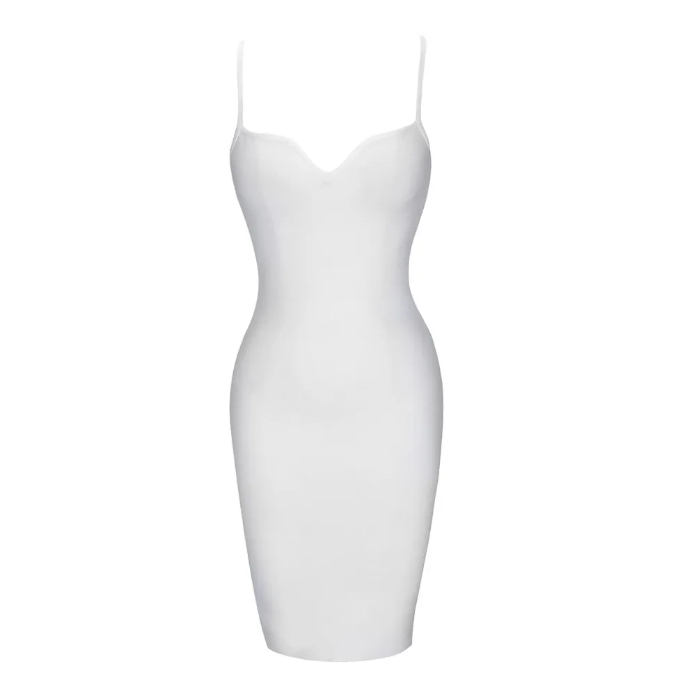 Женское Бандажное платье с оленем Белое Облегающее Платье для клуба