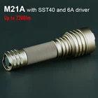 Фонарь светодиодный Convoy M21A SST40, защита от перегрева, 18650 лм, 21700