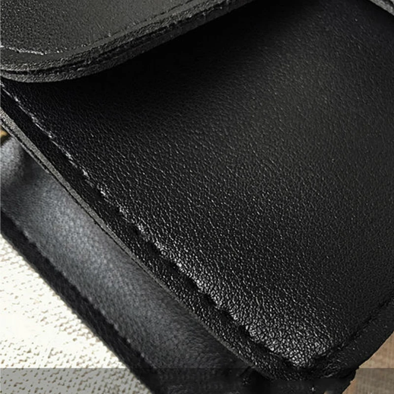 

Crossbody Bags Women Thread Casual PU Leather Simple Mini Bags Elegant Fashion Daily Street Shoulder Retro Handbags Mini Ulzzang