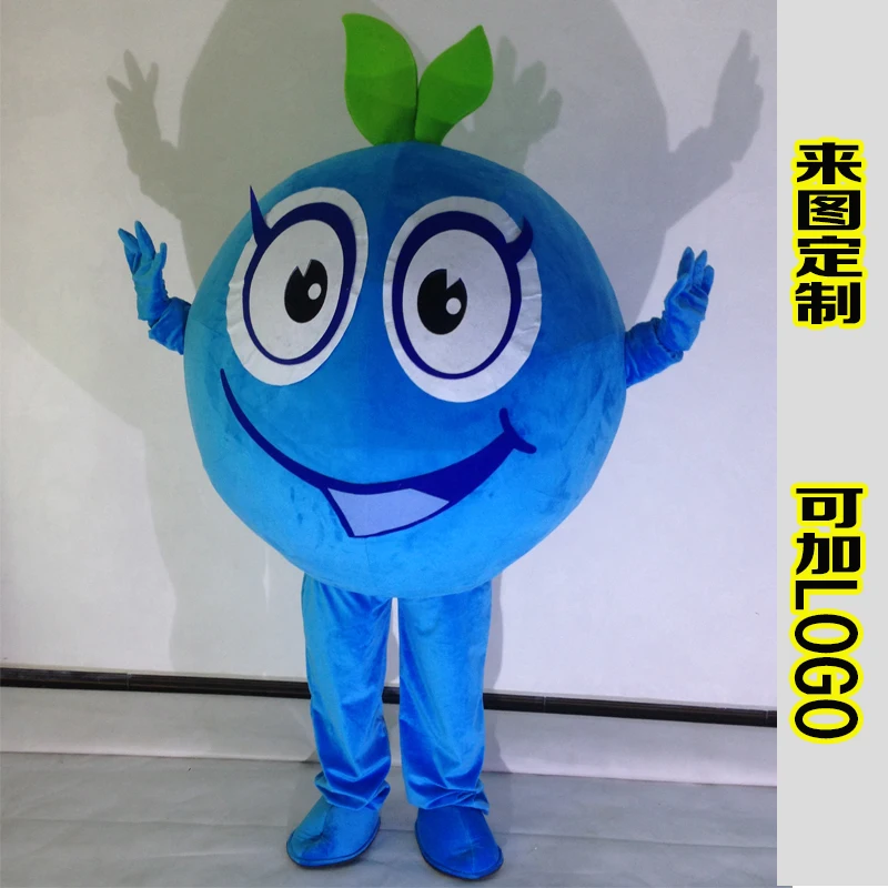 Фруктовый костюм-талисман с черникой рекламный женский костюм для косплея