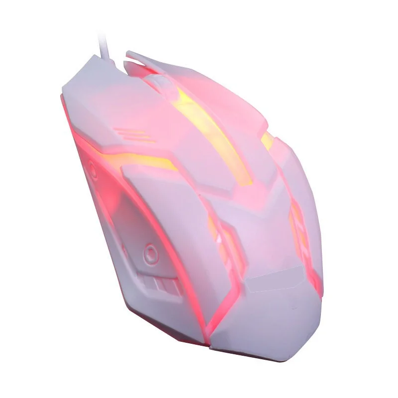New Ergonomic Wired Gaming Mouse with Button LED 2000 DPI USB Computer Mouse Gamer Mice S1 Silent Mause With Backlight For PC