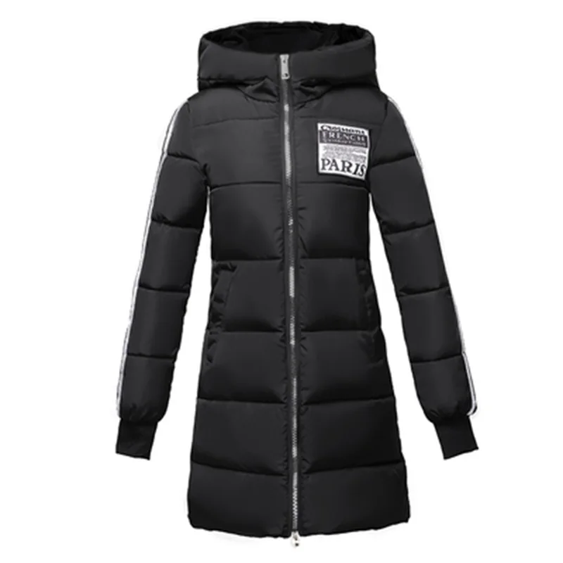 

Winter Jacket Women 2019 Middle Long Cotton-padded Jackets Big Hooded Collar Parkas Thicken Warm Winter Coat Female