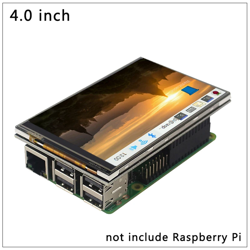 4 дюйма 3 5 дюймов сенсорный экран Экран для Raspberry Pi 4B/3B +/3B 125 МГц SPI ЖК дисплей
