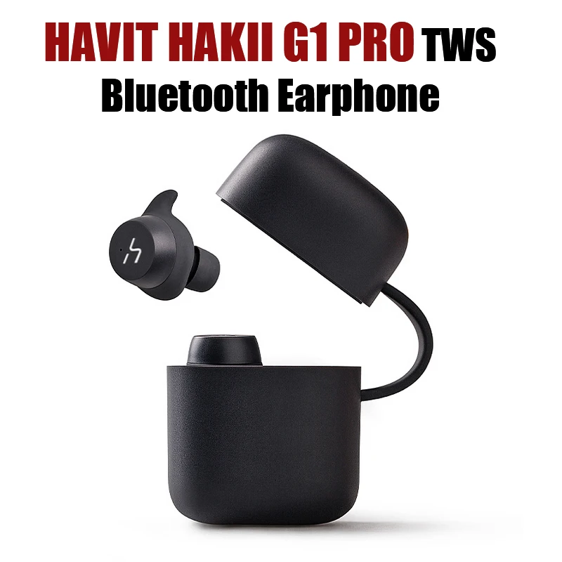 

HAVIT HAKII G1PRO TWS Bluetooth Earphone True Wireless Sport Headphone Waterproof Stereo Earbuds Handsfree Calls for ALL Phone