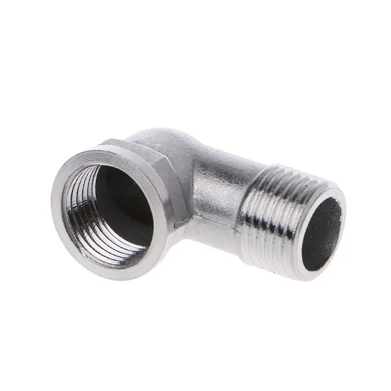 

203F New Fitting Threaded Stainless Steel 1/2" Female x 1/2" Male Street Elbow Pipe