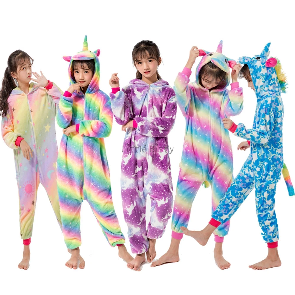 Детский комбинезон с животными размеры 4 12 лет|Комбинезоны-пижамы| |