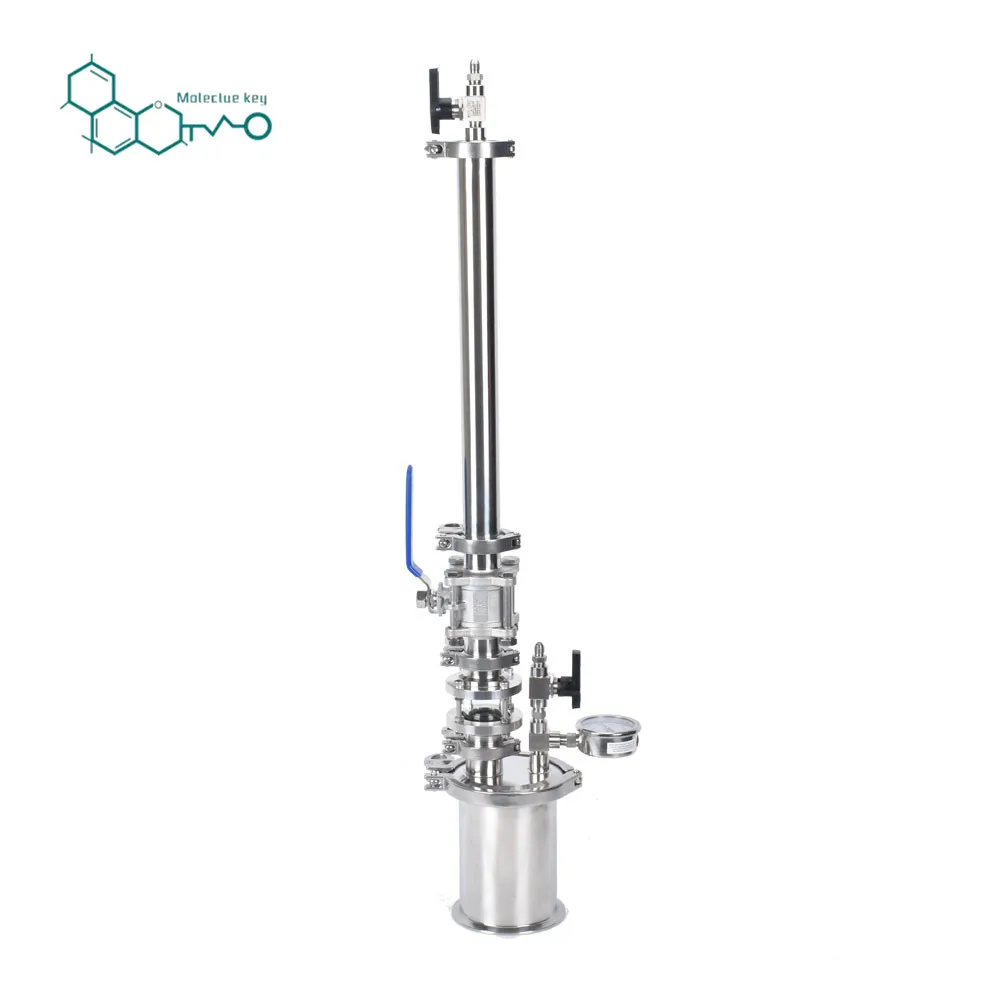 

BHO pressurized extractor kit,120g, closed circuit 304 stainless steel extractor