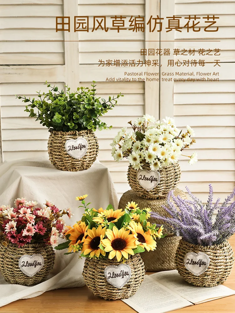 Имитация искусственного цветка украшенные цветами в горшках гостиная магазин