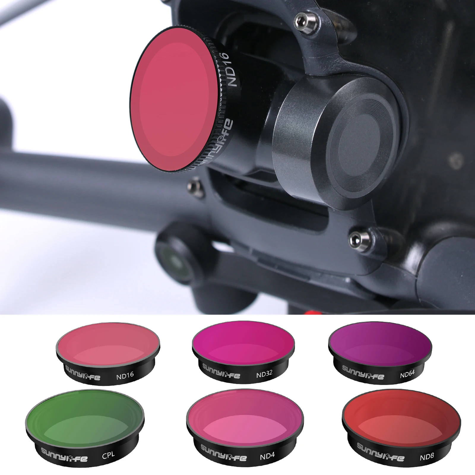 

Для DJI FPV комбинированный фильтр Дрон CPL/ND4/8/16/32/64 комплект полярных фильтров нейтральной плотности аксессуары для камеры для DJI FPV протектор