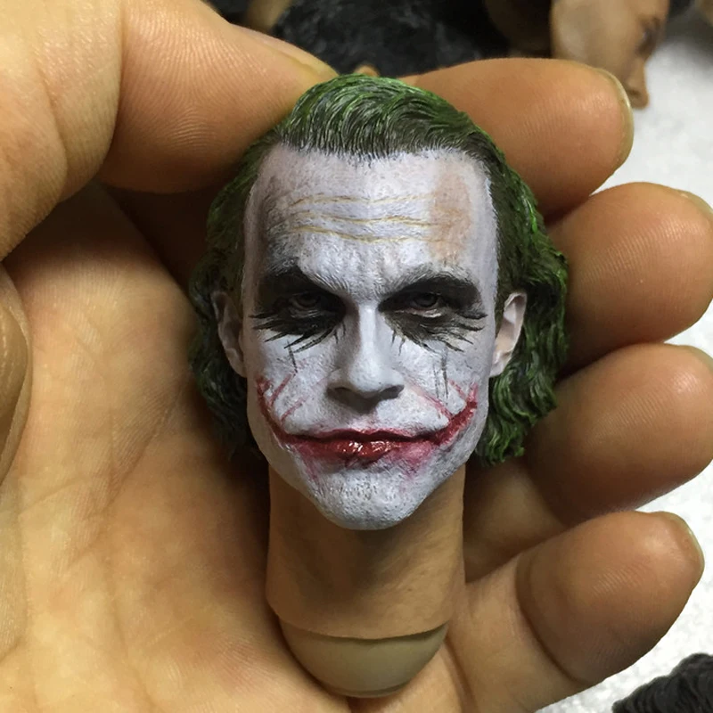

1/6 Scale Joker Head Sculpt Headplay Heath Ledger Body Joker Clothes for 12 Inches DIY Male Action Figures