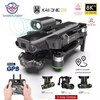 new kai one max drone profesional 8k dual camera gps 5g wifi 3 axis gimbal 360%c2%b0 obstacle avoidance rc quadcopter 1 2km dron toys
