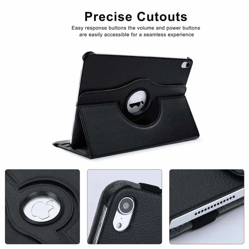 For iPad 2018 Pro 12.9 Case 360 Degree Rotating Stand Cover for New iPAD 2020 Cases Auto Sleep Awake A1876 A2014 A1895 | Компьютеры и
