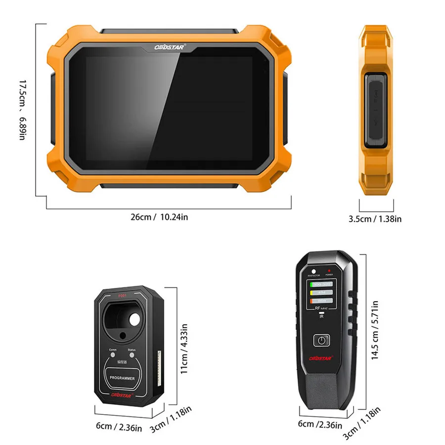 OBDSTAR X300 DP Plus PAD2 посылка пакет версия для Renault Convertor и FCA 12 + 8 адаптер или ключ Sim 5 в 1|key