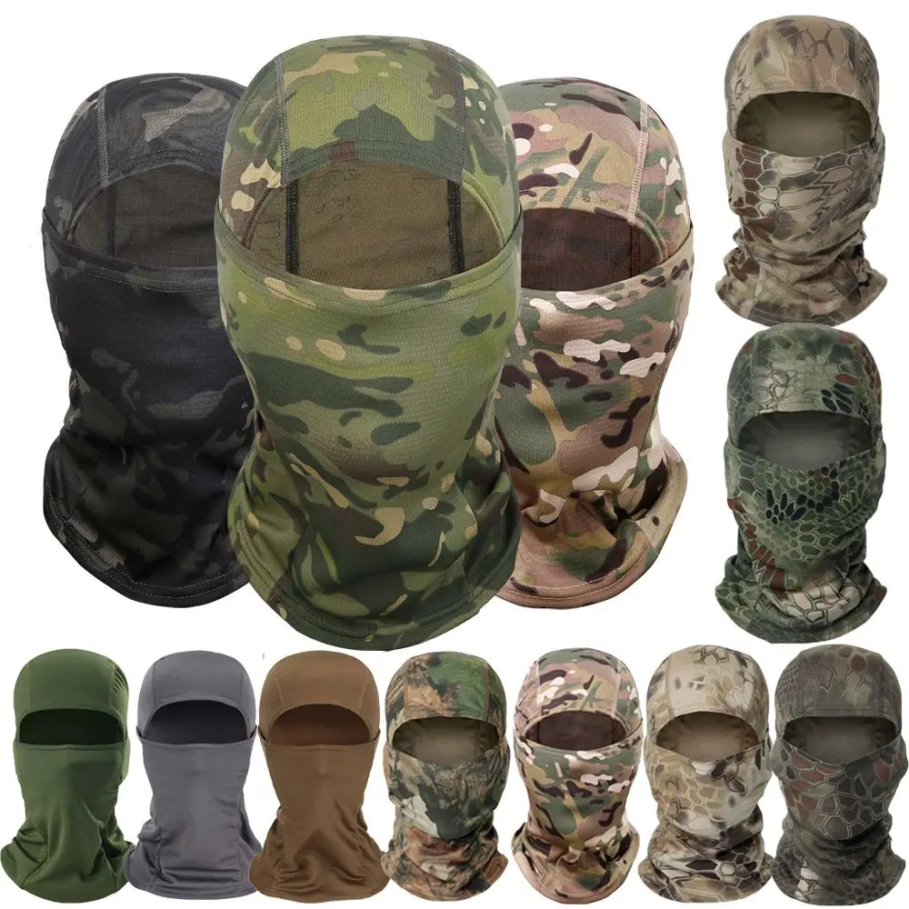 

Ski Bike Outdoor Camo Military Hat Cap Snowboard Sport Cover Full Face Mask Cycling Balaclava Hunting Camouflage Hood