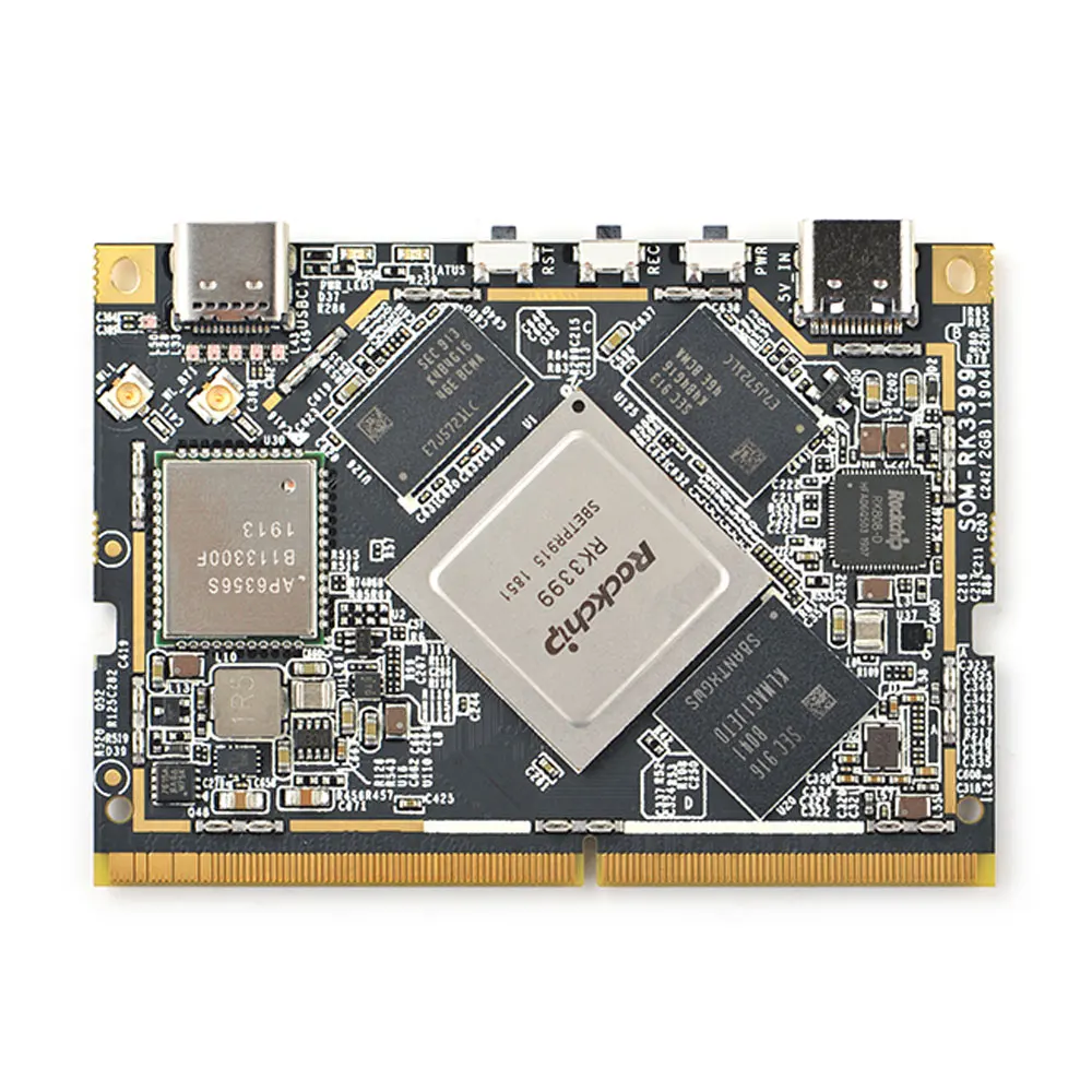 SOM RK3399 AI комплект разработчика WiFi BT Поддержка Gbps Ethernet и двухэкранный дисплей