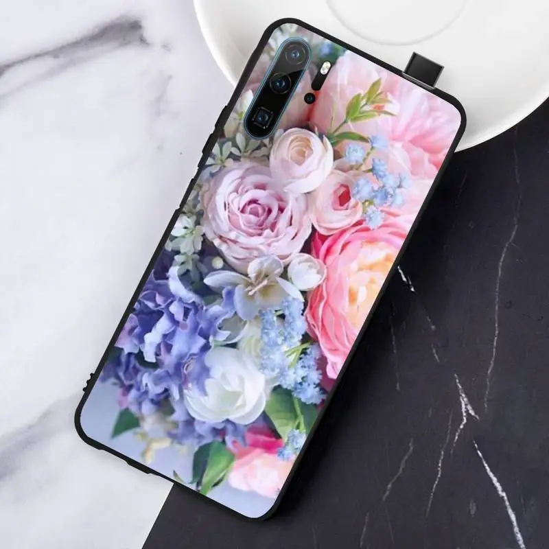 

Beautiful colorful flowers high quality Phone Case For Huawei honor Mate P 10 20 30 40 Pro 10i 9 10 20 8 x Lite