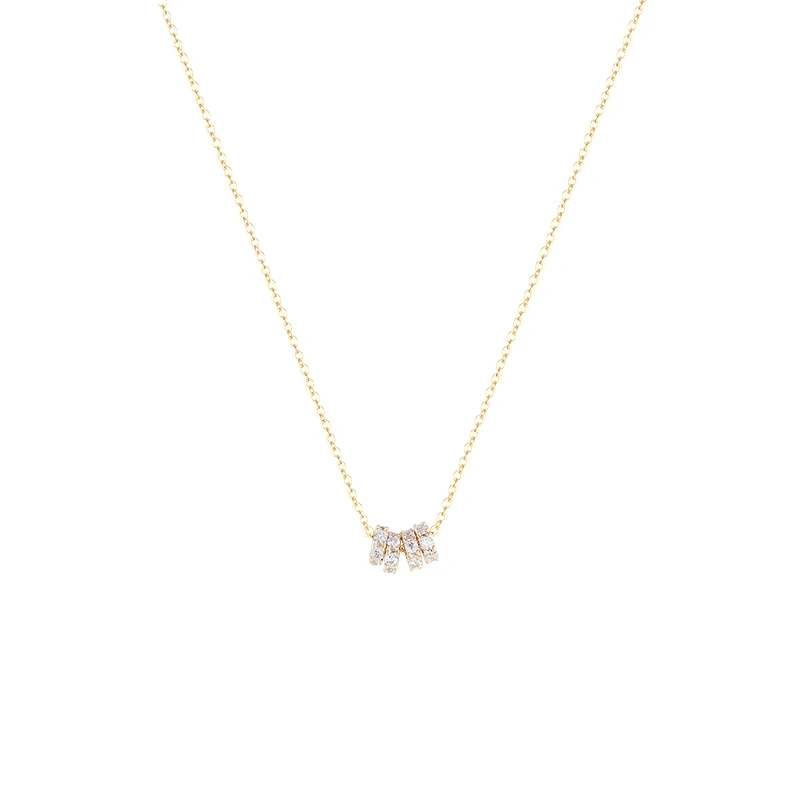 Korea Hot Selling Fashion Jewelry 14K Gold Plating Simple Round Pendant Necklace Elegant Sexy Women Clavicle | Украшения и