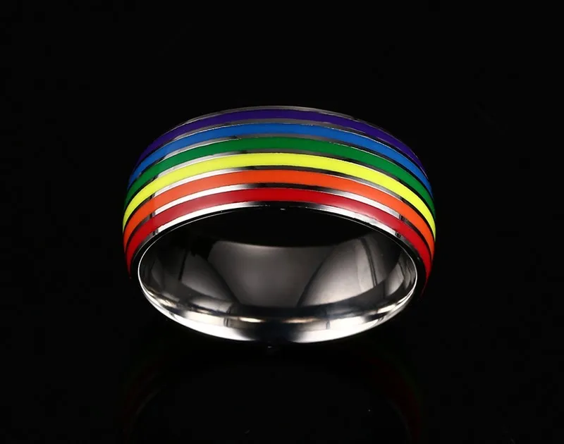

FXM most popular TR70 new arrival fine silver ring have silver gold three colors choose free shipping rainbow ring