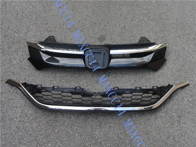 Передний бампер хром верхний + Ближний решетка наборы для Хонда сrv CR-V 2015 2016 |