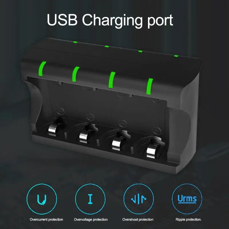 Умное интеллектуальное зарядное устройство с 8 слотами для аккумуляторов CR123A