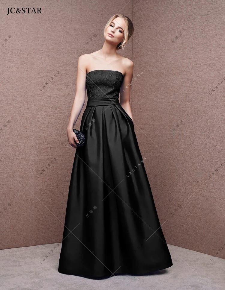 vestido de festa casamento Strapless Backless A Line Royal Blue Burgundy bridesmaid dresses long wedding party gowns cheap | Свадьбы и