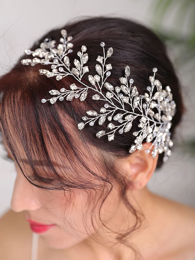 Искусственные стразы украшения для причесок с кристаллами женские Украшения