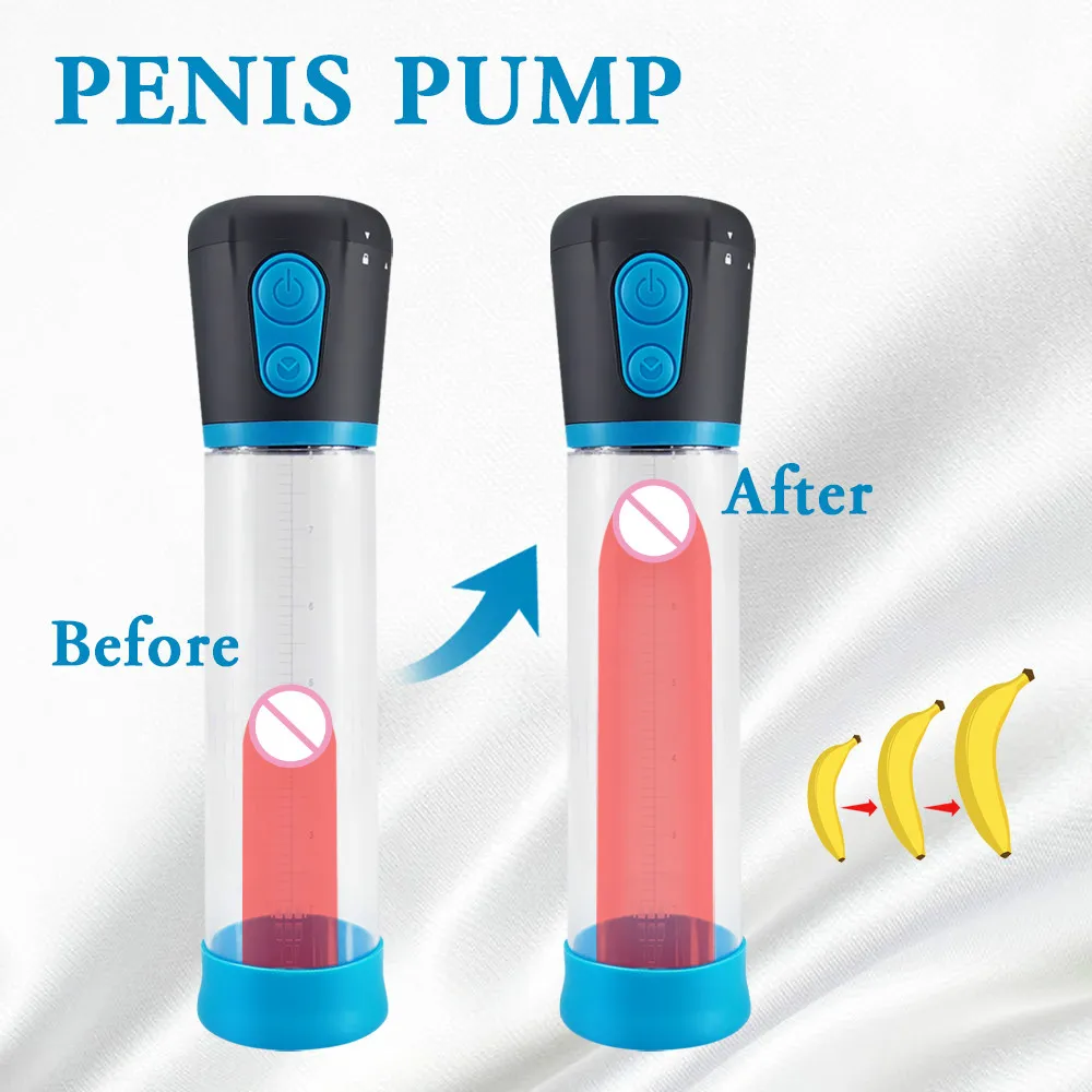 Насос для пениса увеличитель мужской тренажер удлинитель вакуумный насос