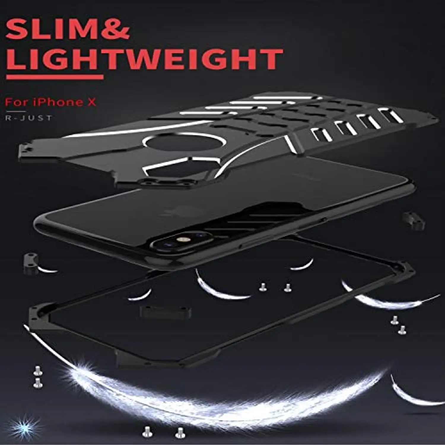 Противоударный алюминиевый бампер с Бэтменом для iphone XS MAX XR X 11 Pro SE 5S 6 6s 7 8 Plus