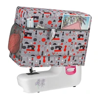 sewing machine cover protective dust case bag with storage pockets for needles accessories for household women gift