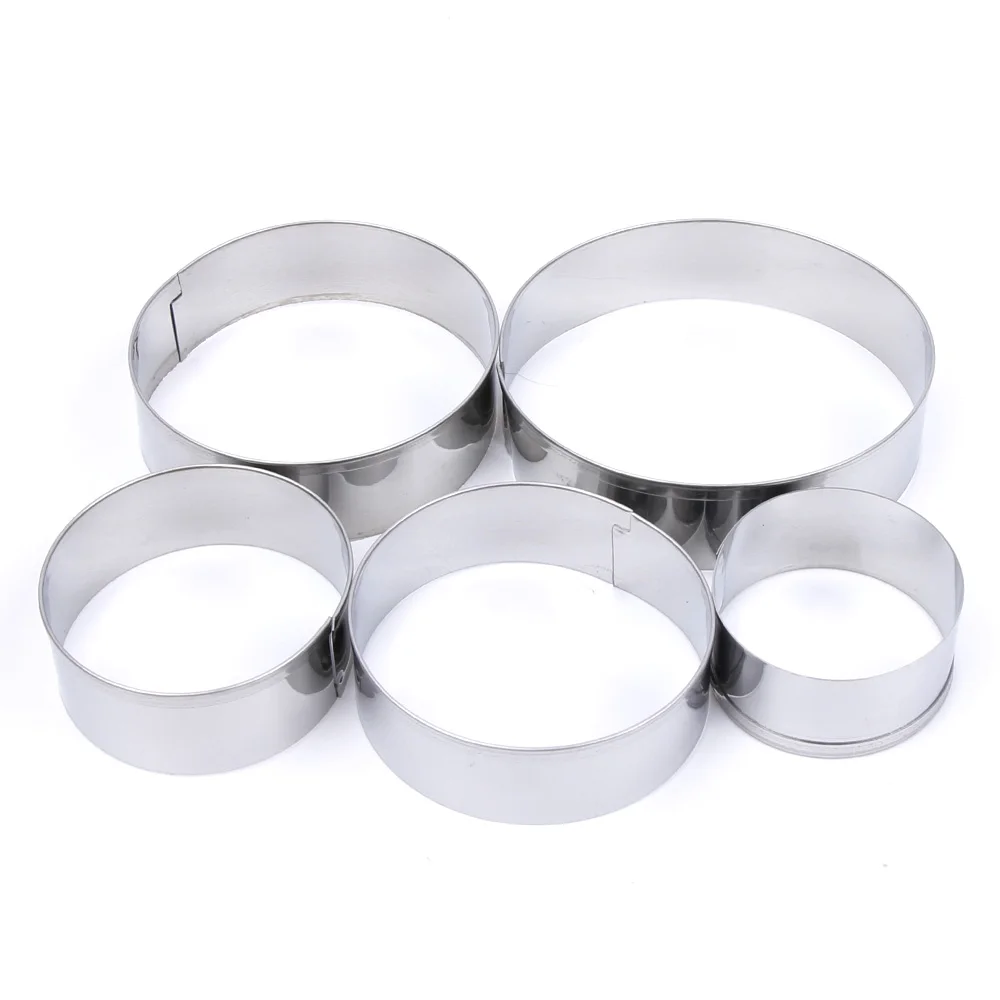 Новые 5 шт/упаковка шт./компл. круглый металлический круг Форма трафареты для