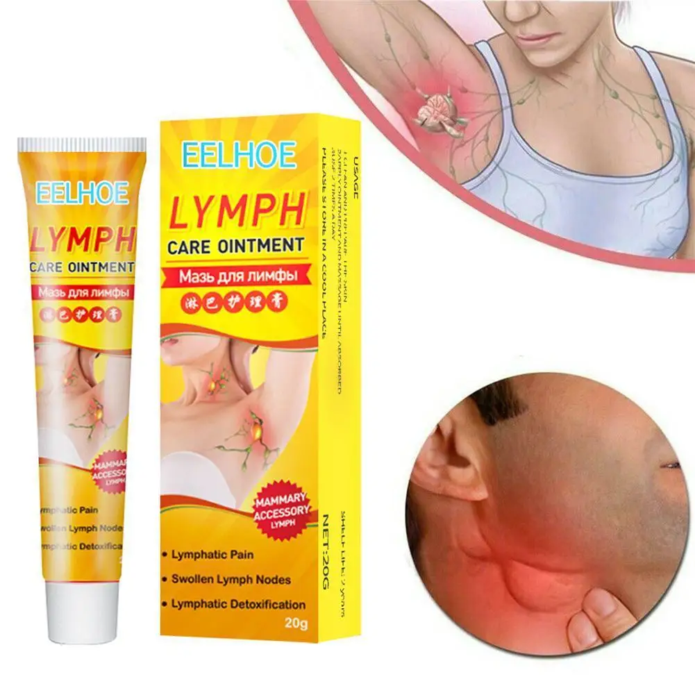 

Sumifun 1pcs Lymphatic Detox Ointment Hot Neck Anti-Swelling Herbs Cream Lymph Cream Medical Plaster Body Relaxation Health Care
