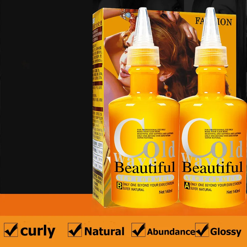 Водостойкая объемная текстура для завивки волос BOQIAN крем с постоянными волнами