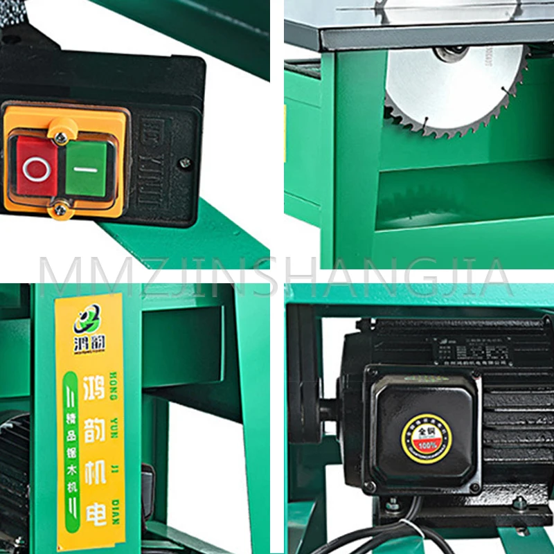 

380V/220V Desktop Electric Woodworking Table Saw Multi-function Workbench 3kw High Power Woodworking Table Saw