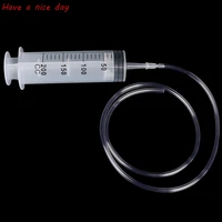 200 ml large capacity syringe reusable pump oil measuring with 1 m silicone tube