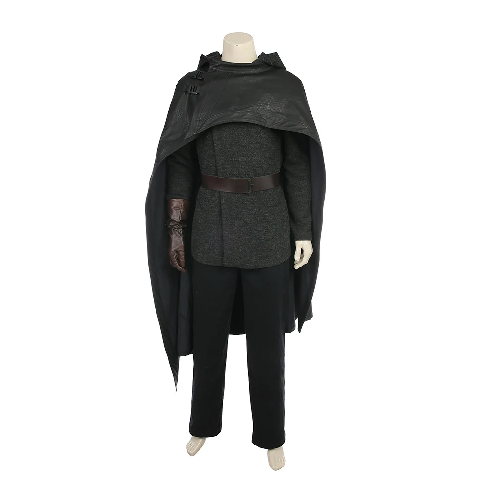 Люк Косплей Хэллоуин костюм для мужчин Взрослый последний джедай Skywalker полный