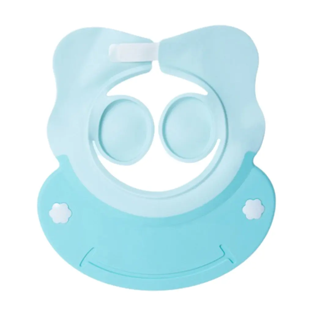 

Children Waterproof Cap Safe Baby Bath Shower Hat Adjustable Accessories Visor For Bathing Protect Eyes Ears PVC Suit 0-6 Kids