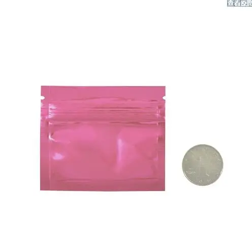 100 Pcs Pink Antistatic Aluminum Storage Bag Ziplock Bags Resealable Anti Static Pouch for Electronic Accessories Package | Дом и сад