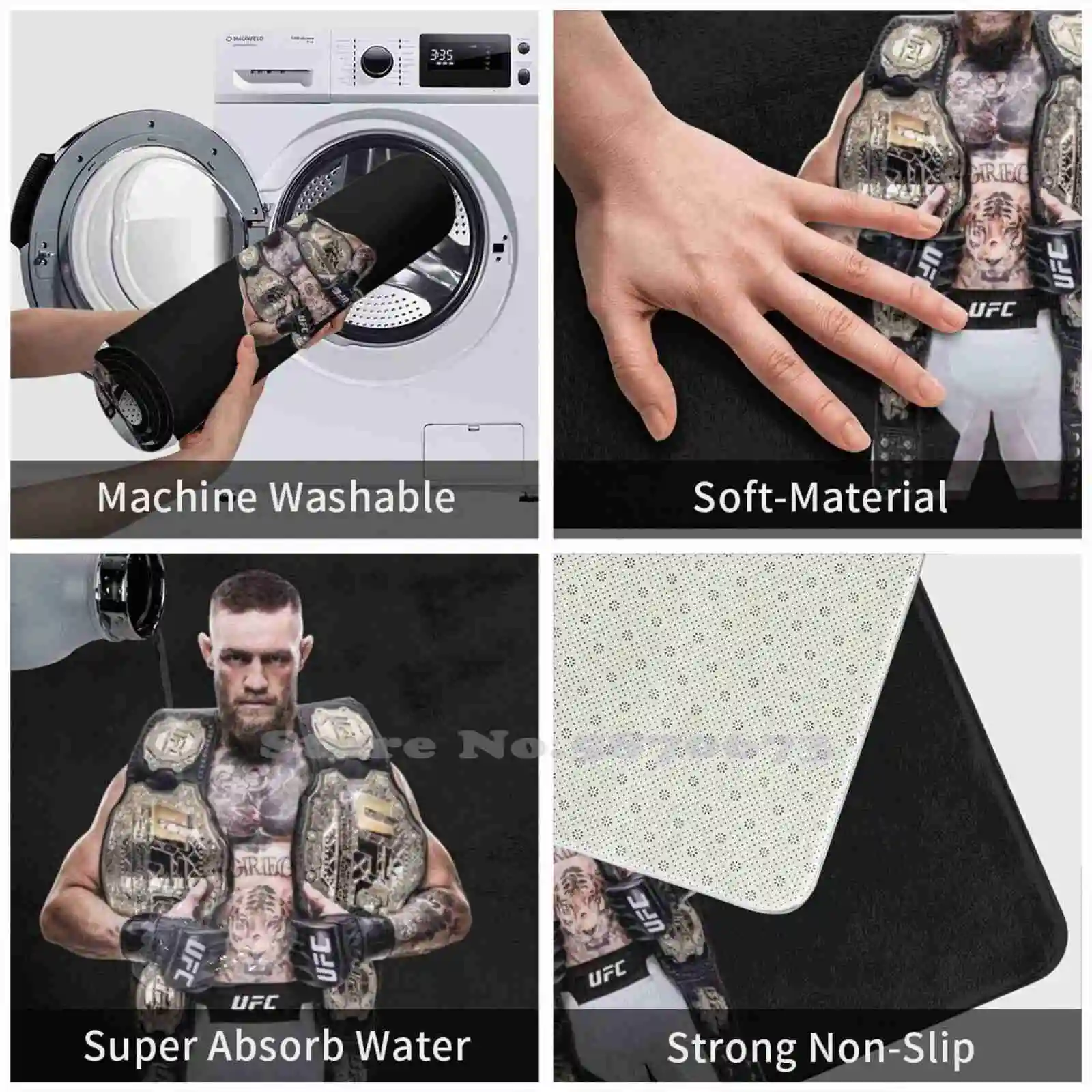 Ковер Conor Mcgregor для мягкого дома противоскользящий ковер бокса Winner Cool | Дом и сад