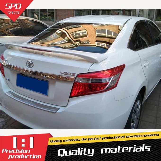 Спойлер для Toyota Vios Yaris спойлер из АБС-материала заднего крыла автомобиля задний