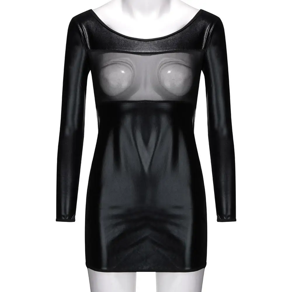 Женская сексуальная кожаная Клубная одежда сексуальное нижнее белье ажурное