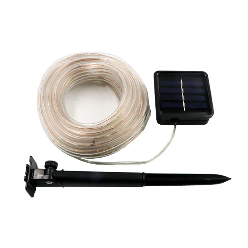 Водонепроницаемая светодиодная уличная гирлянда на солнечной батарее