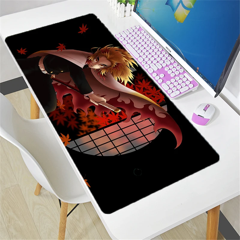 

Mouse pad 900x400 gaming accessories computer keyboard gamer Designed specifically for e-sports games Demon Slayer DIY Mousepad