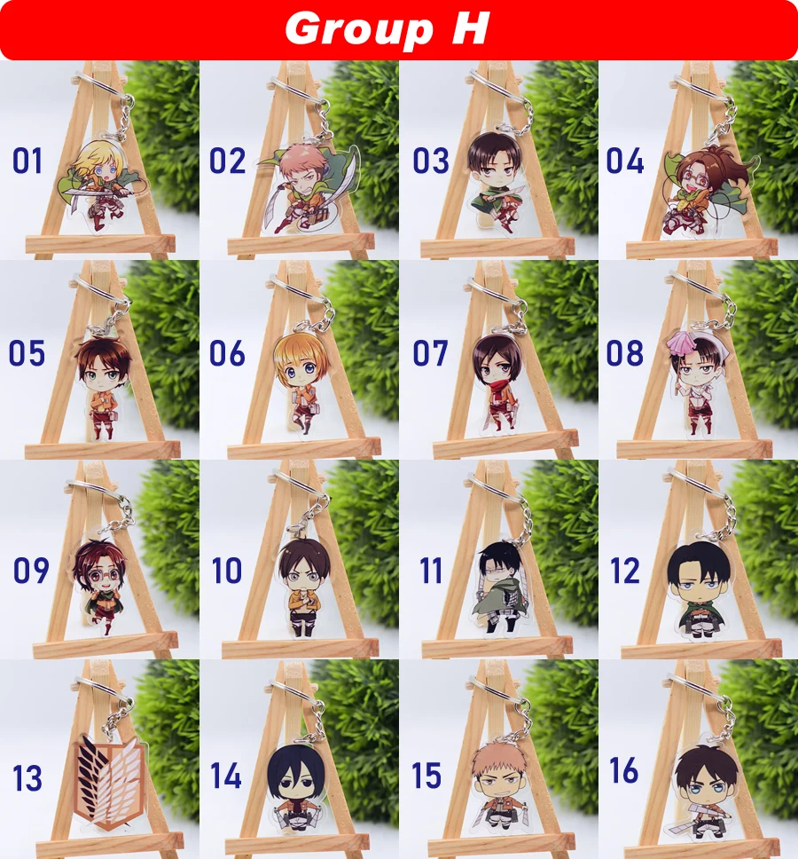 Горячая Распродажа аниме-брелок для ключей Chibi брелок 1 шт. Высокое качество Мультфильм брелок аксессуары амулеты акриловая подвеска часть одна