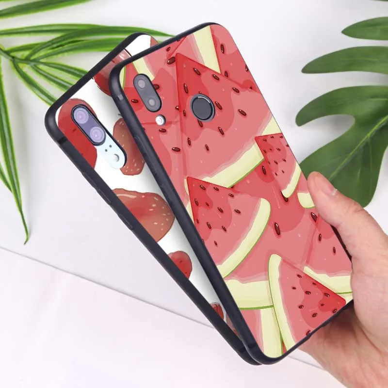 For huawei mate 30 pro p20 p30 20 lite Clear Soft Silicone Phone Case fruit |