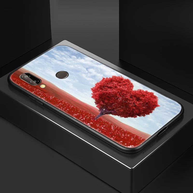 

Phone Case For Huawei P40 Pro Plus Lite P20 Lite 2019 P20 Pro Lite Funda Coque Carcasa Pill Hand Love Heart Red For Huawei P40