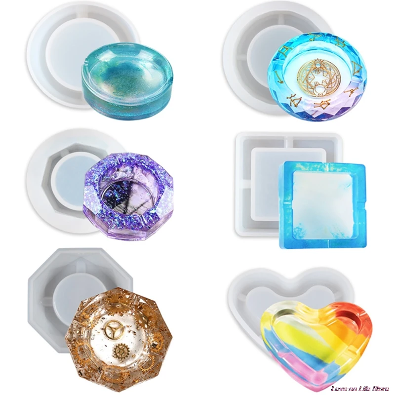 

Silicone Ashtray Mold Resin Jewellery Making Mould Casting Epoxy Craft Tool DIY