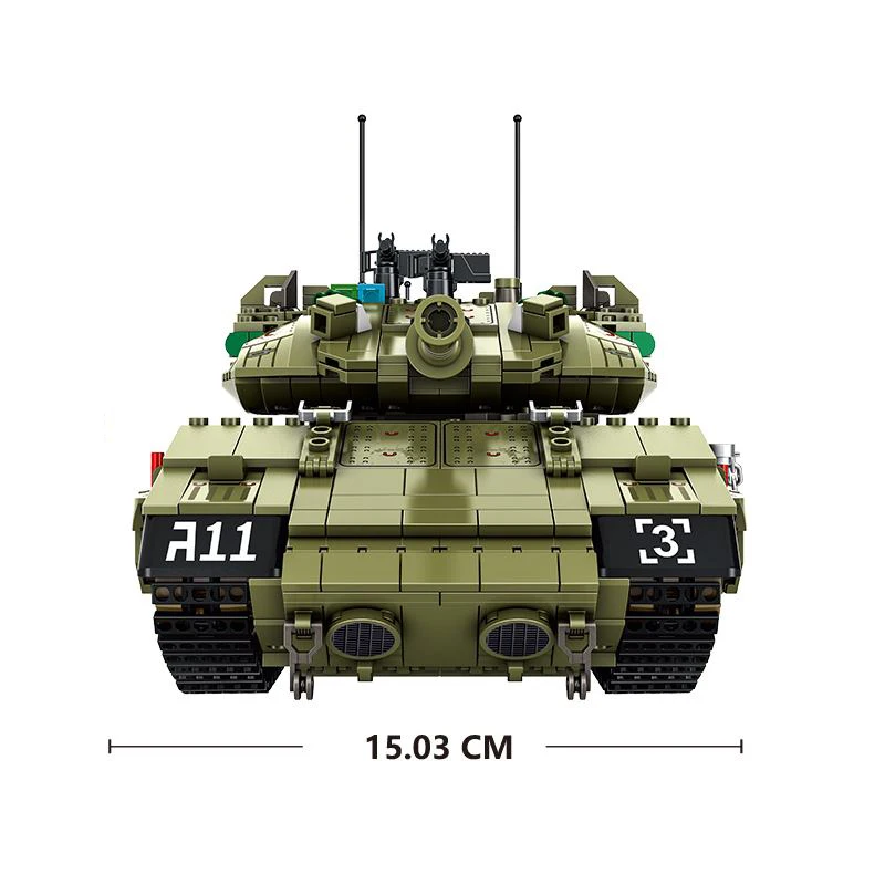 Серия военных танков Merkava MK4 главный боевой танк строительные блоки армейские