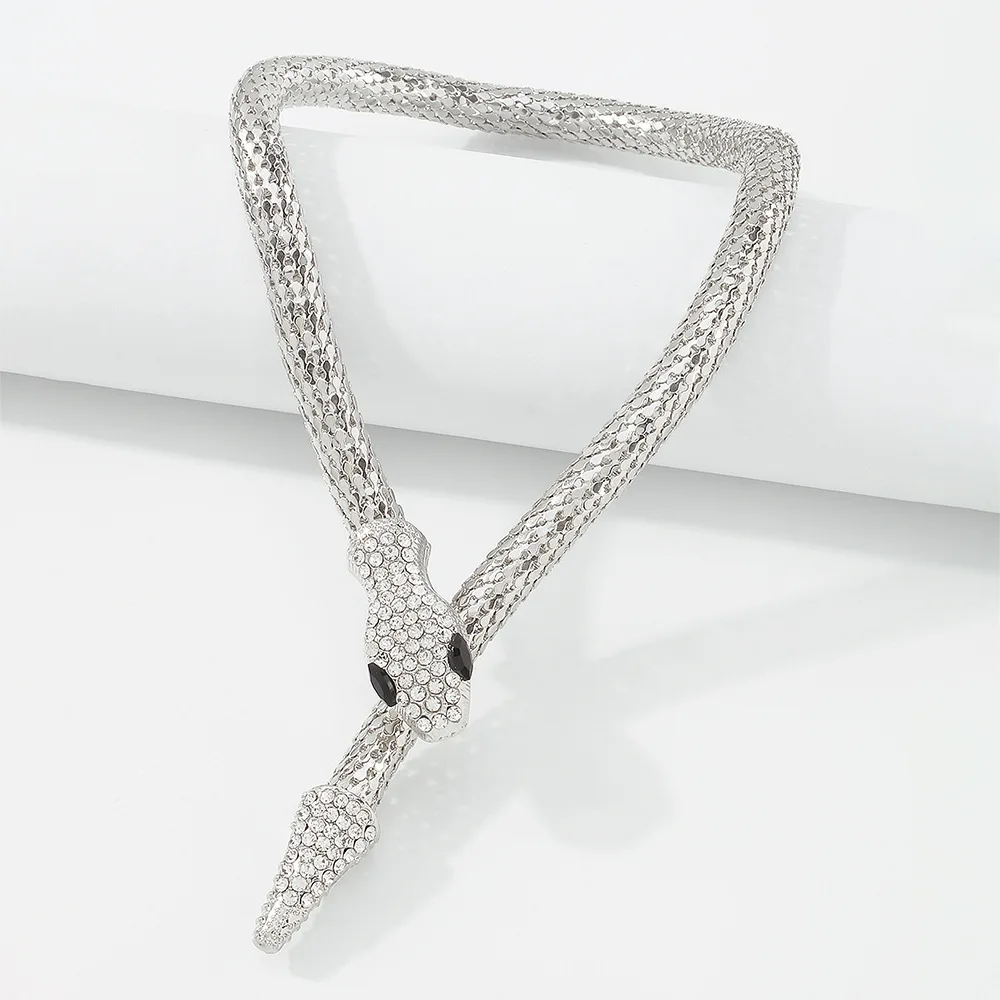 Магнитное ожерелье в виде змеи крутые аксессуары готическом стиле гранж-стиль