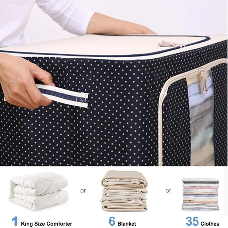 

Bote de rangement pliable en tissu, sac de rangement de finition de garde-robe Non tiss, bote de rangement de vtements, de couve