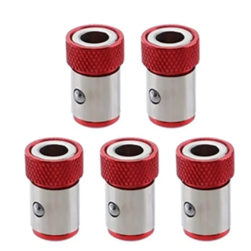 

5 шт. универсальные магнитные кольца, магнитные кольца из сплава, биты для отвертки, антикоррозийное сильное магнитное сверло